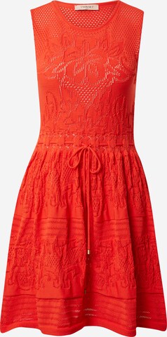 Robe Twinset en orange : devant