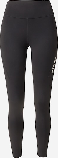 ADIDAS TERREX Ulkoiluhousut värissä musta / valkoinen, Tuotenäkymä