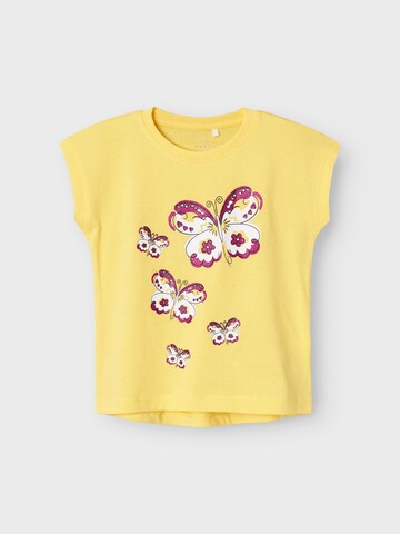 T-Shirt 'VIOLET' NAME IT en jaune