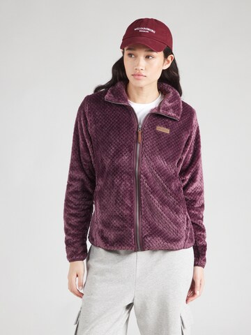 COLUMBIA Sportsweatjacke 'Fire Side II' in Lila: Vorderseite