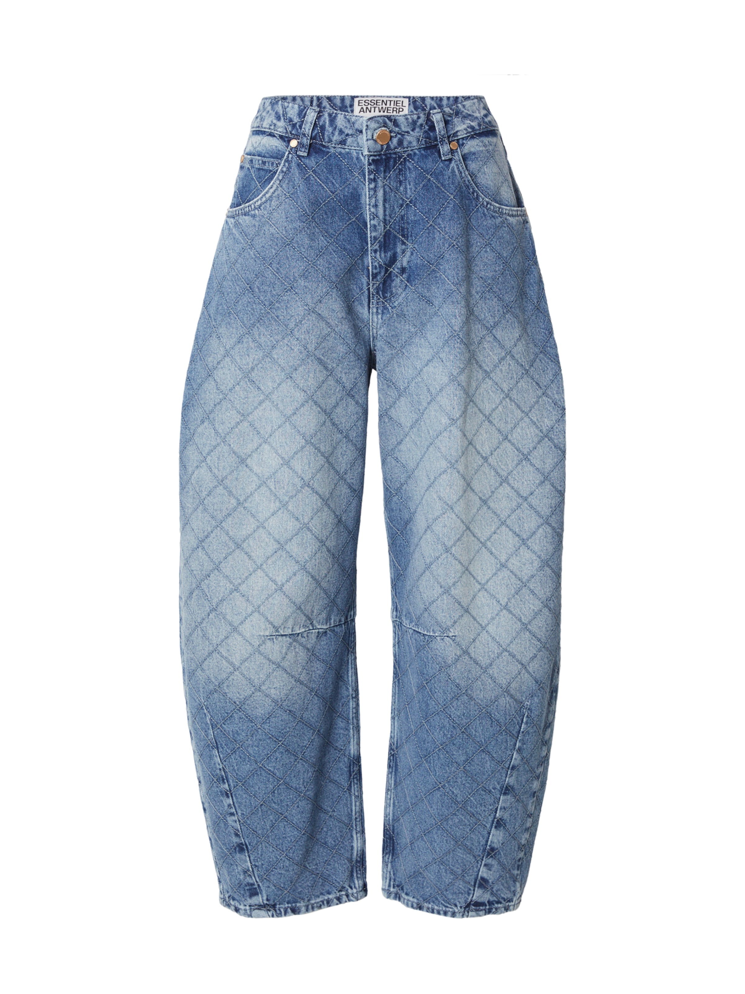 Essentiel Antwerp Barrel Jeans 'KATSU' in Blue: front