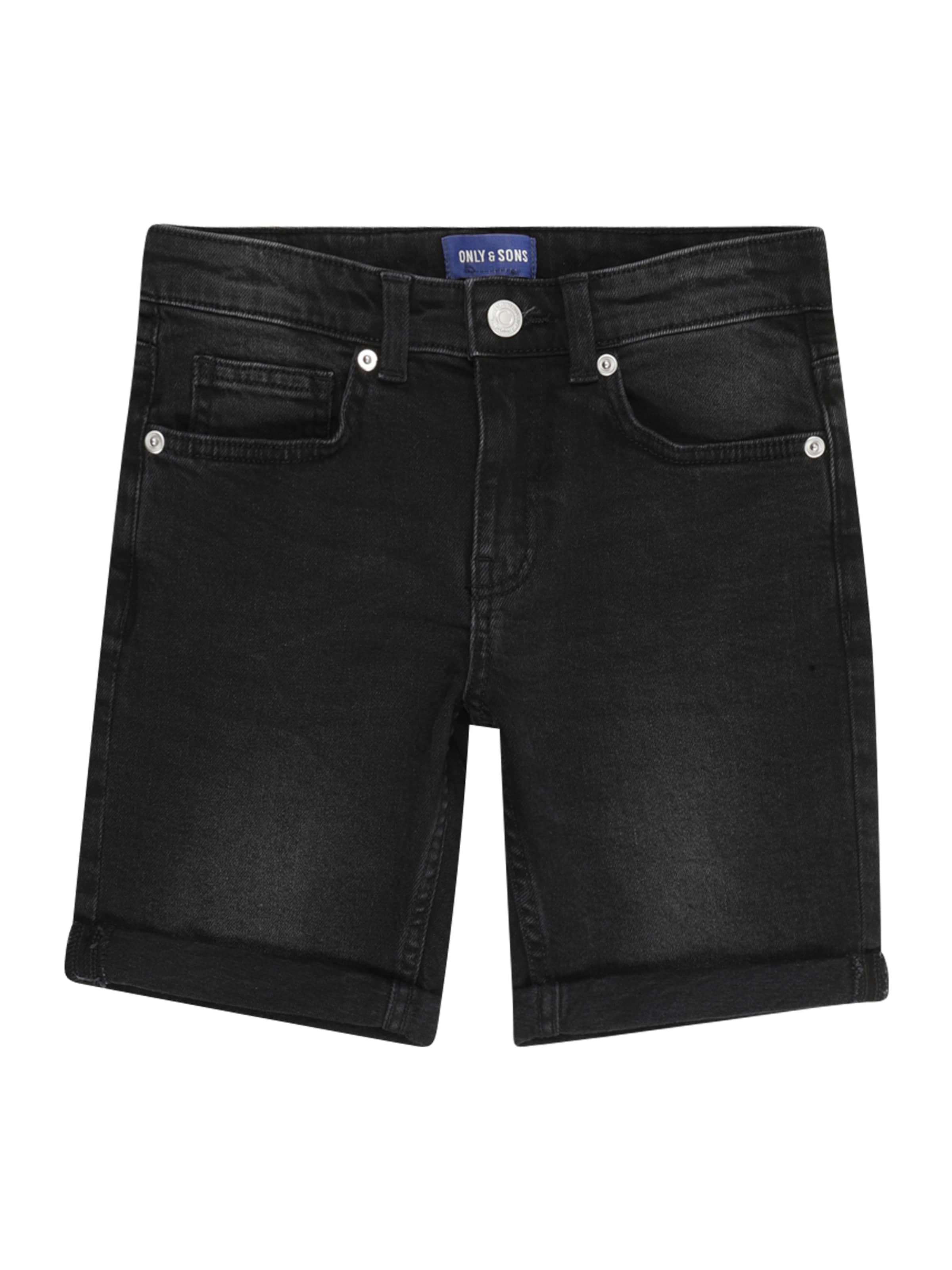 Only & Sons Junior - Regular Calças de ganga 'OSJPly' em preto: frente