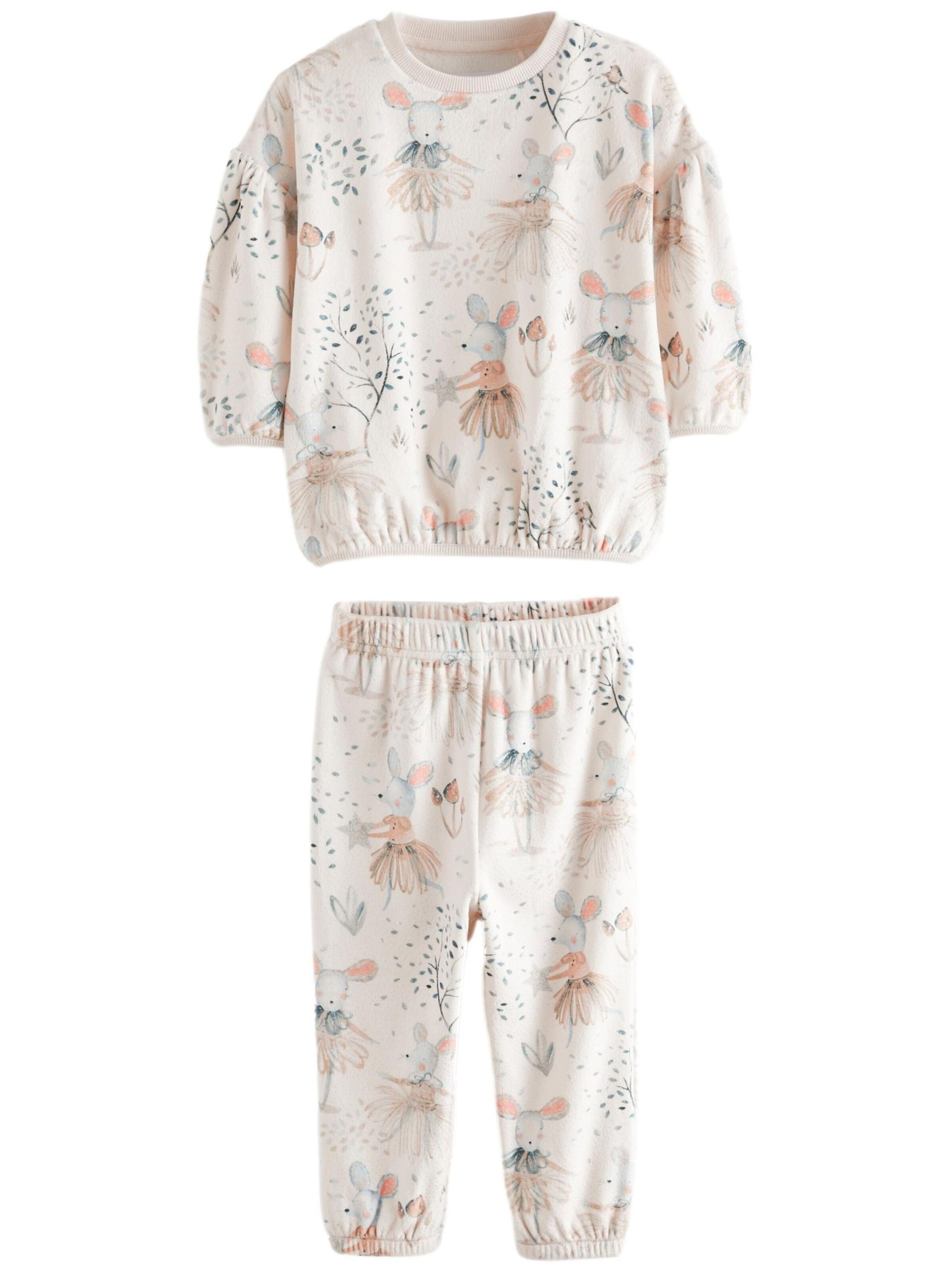 Pigiama di Next in beige: frontale