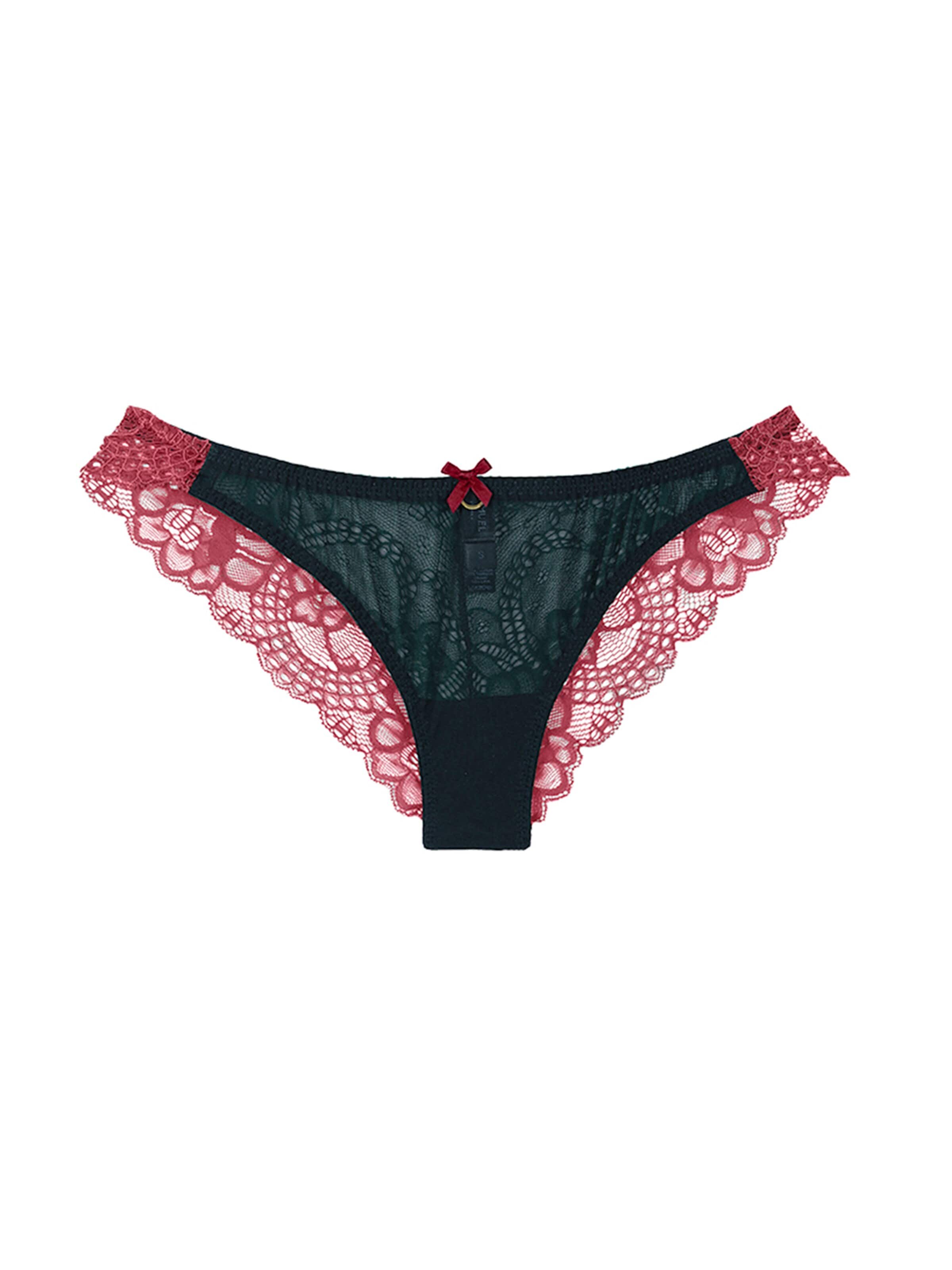 La Muel Lingerie Slip 'soft lace' in Roze: voorkant