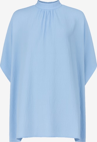 Chemisier Elara en bleu : devant