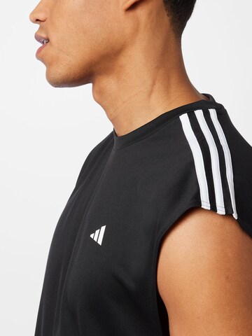 T-Shirt fonctionnel 'All World' ADIDAS PERFORMANCE en noir