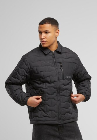 HOMEBOY Winter Jacket 'Cobblestone Coach' in Black