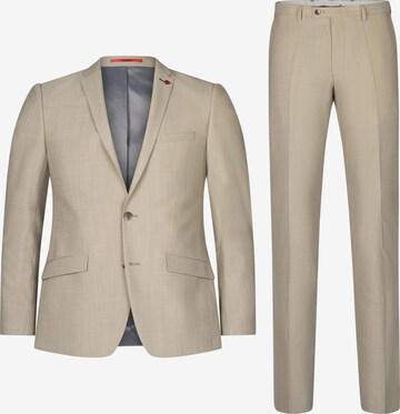 ROY ROBSON Slimfit Pak in Beige: voorkant