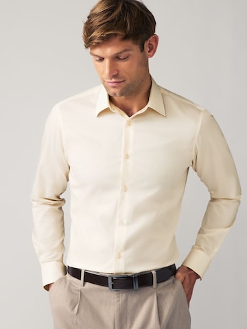 Slim fit Camicia di Next in bianco: frontale