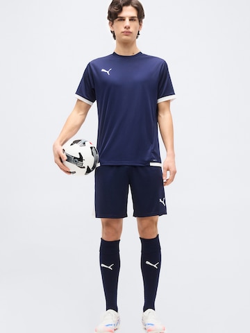 PUMA Regular Sportbroek 'TeamLIGA26' in Blauw