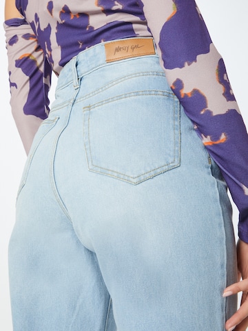 Nasty Gal Regular Jeans in Blau