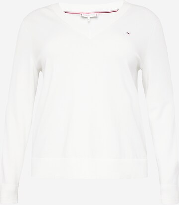 Tommy Hilfiger Curve Pullover in Beige: predná strana