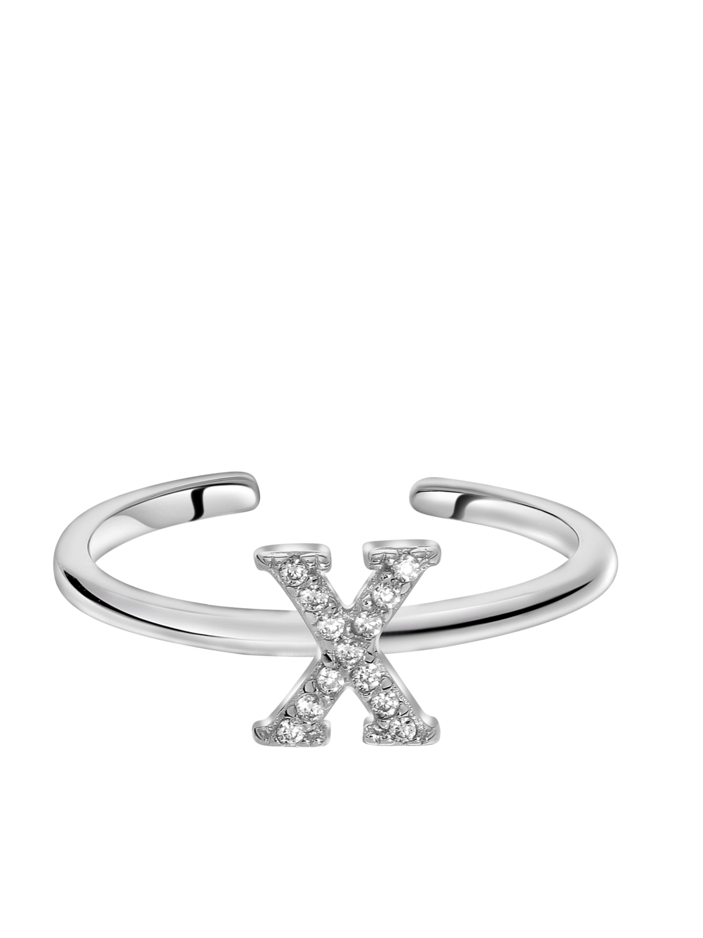 Lucardi Ring in Zilver: voorkant