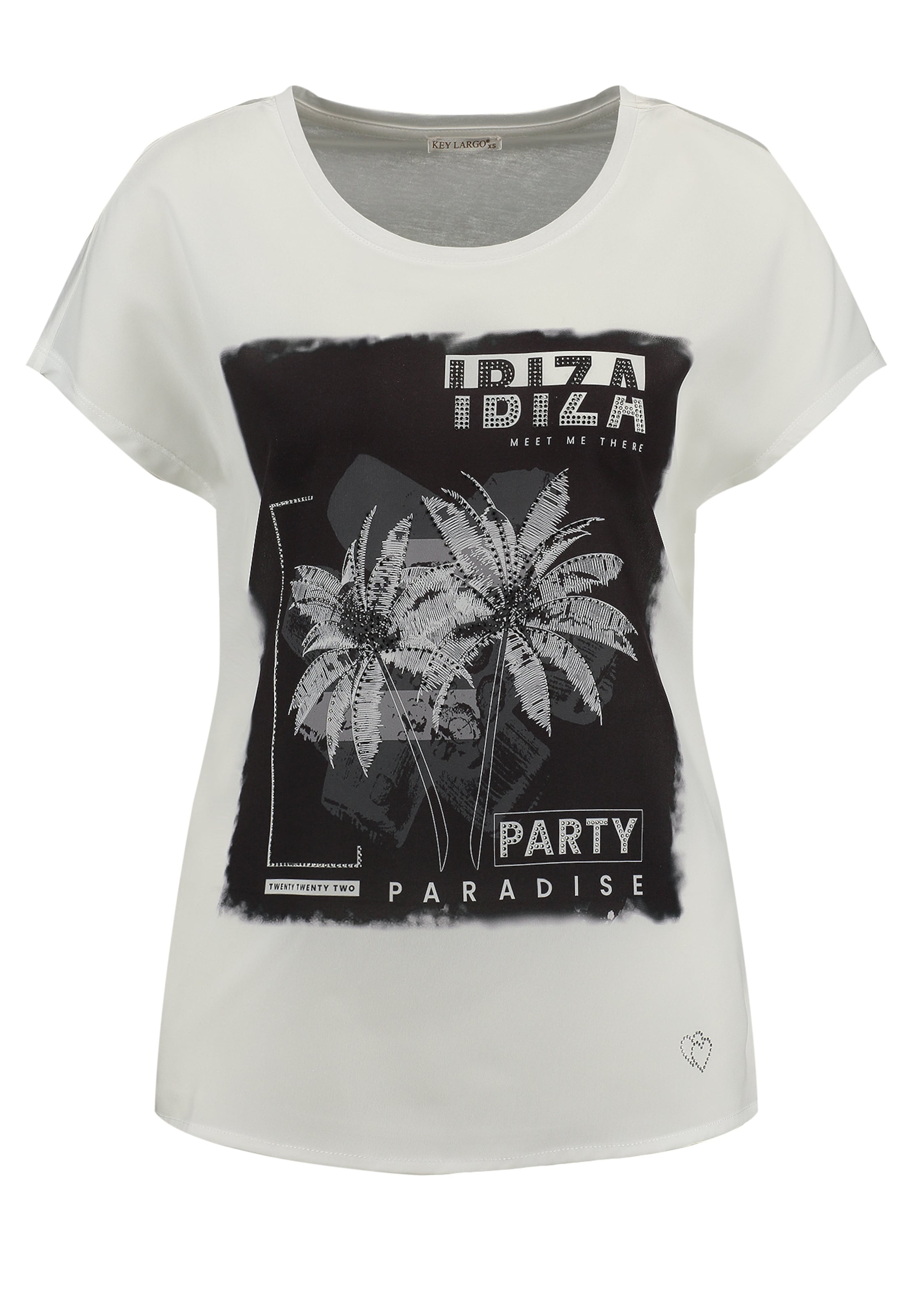 Key Largo Tričko 'Ibiza' - Béžová: predná strana