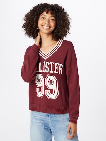 HOLLISTER Sweater in Red: front