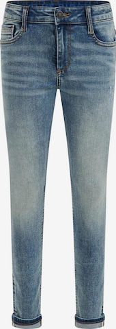 WE Fashion Skinny Jeans in Blauw: voorkant