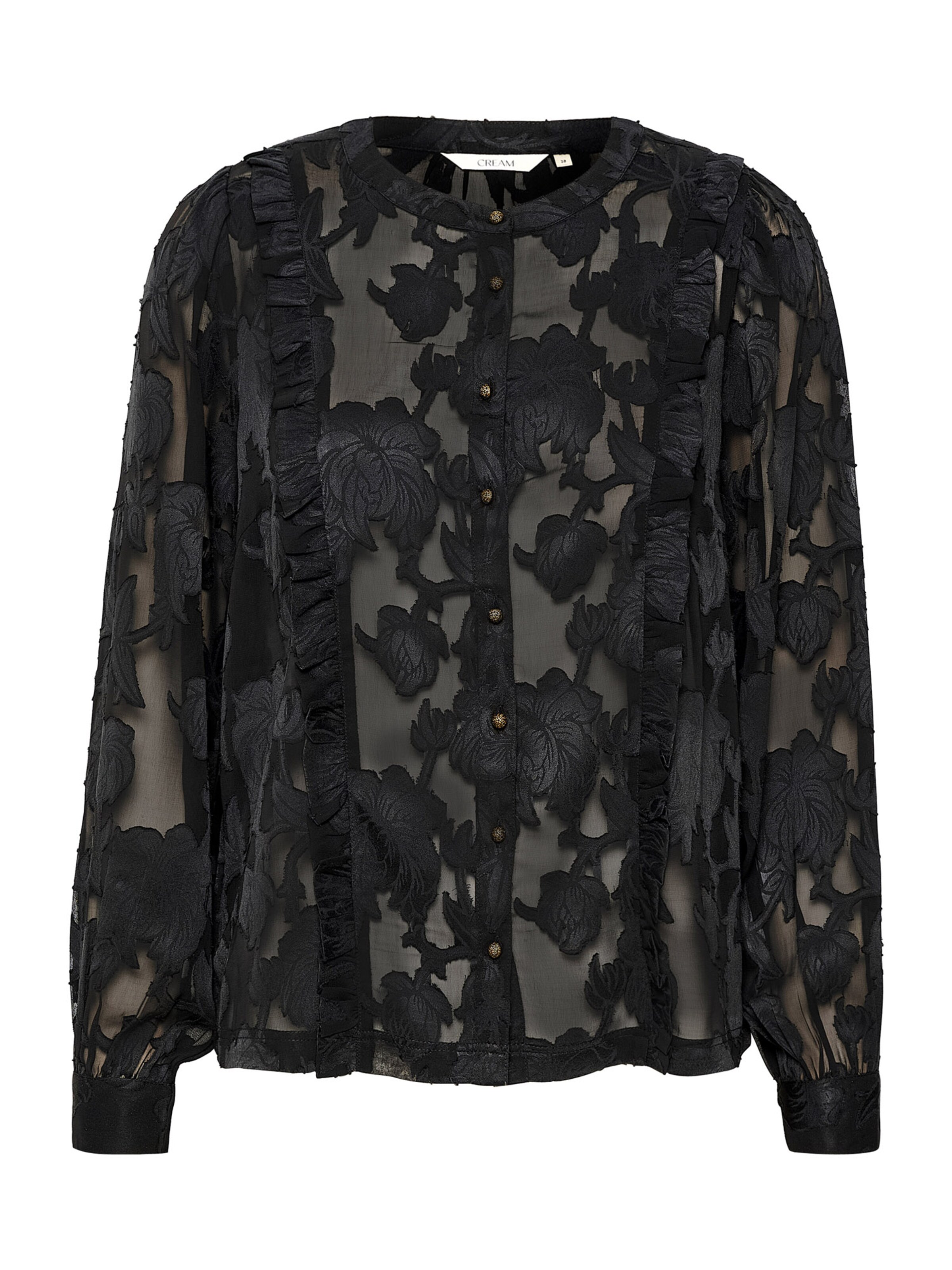 Cream Bluse 'Yana' in Schwarz: Vorderseite