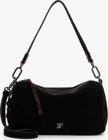 Suri Frey Schoudertas 'Sammy' in Zwart: voorkant