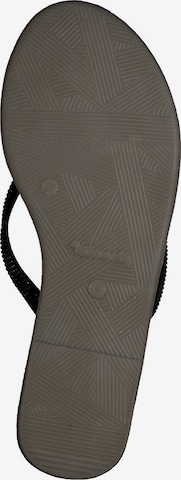 TAMARIS T-Bar Sandals in Black