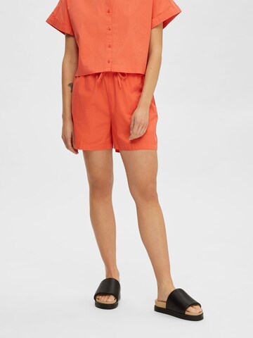 SELECTED FEMME Broek in Oranje: voorkant