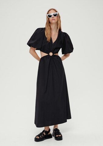 Robe QS en noir : devant