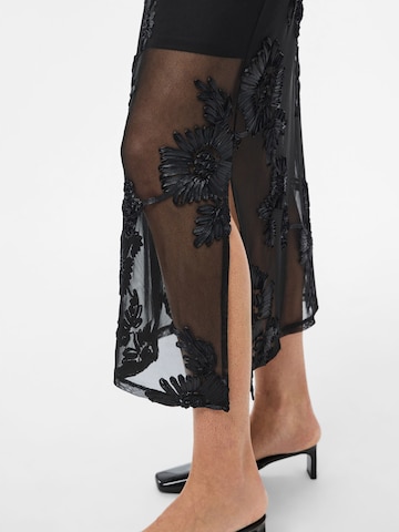 Gonna 'PCOFFIA HW' di PIECES in nero