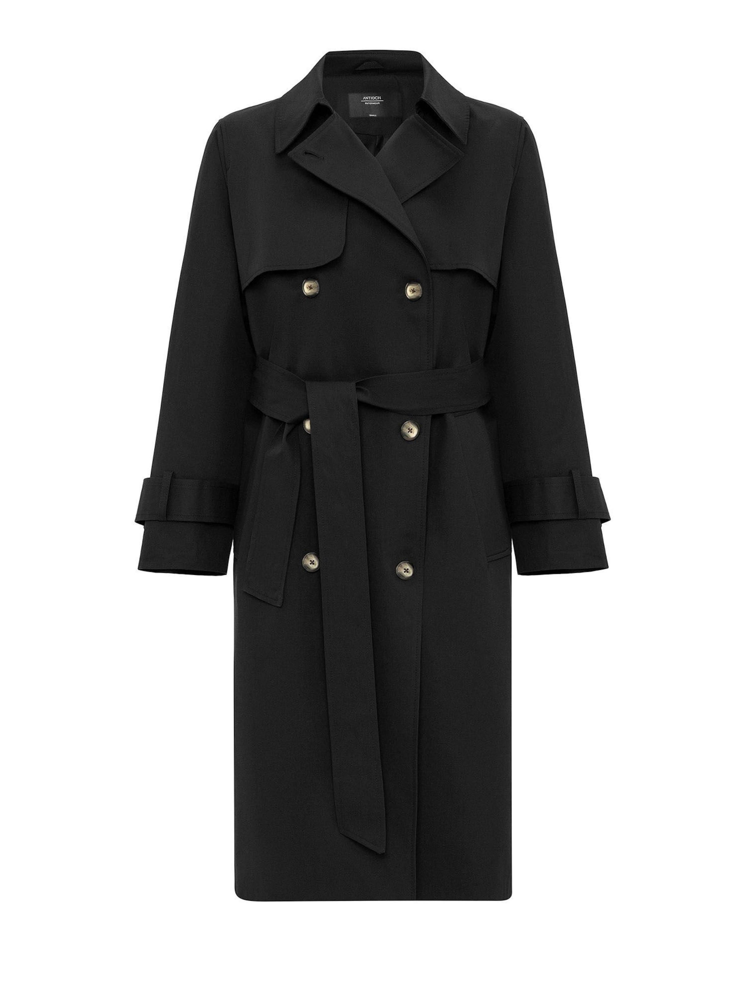 Antioch Prechodný kabát - Čierna: predná strana