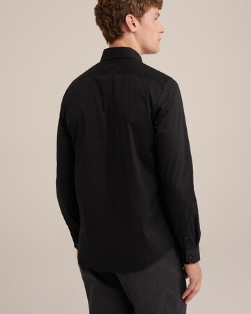 WE Fashion - Ajuste estrecho Camisa en negro