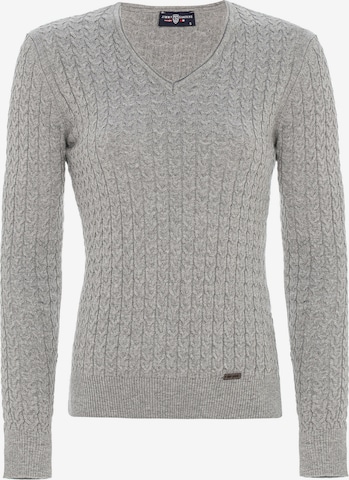 Jimmy Sanders Neulepaita värissä harmaa: etupuoli