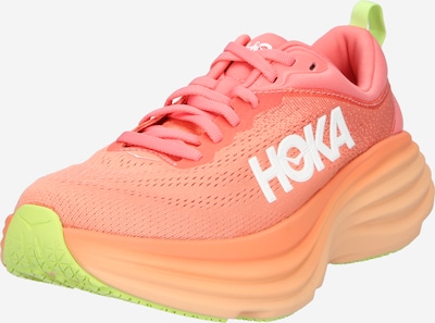 Hoka One One Chaussure de course 'BONDI 8' en pomme / orange / blanc, Vue avec produit