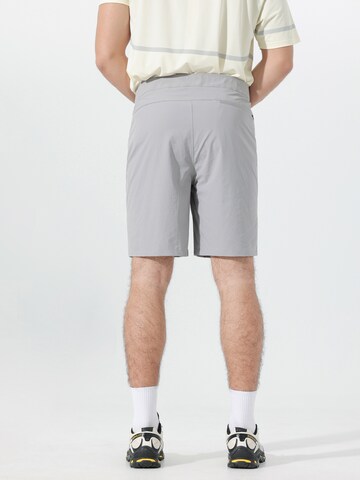 YOUTHUP Regular Workout Pants 'Trockenbahn' in Grey