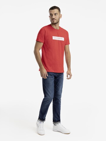 T-Shirt 'Udo' SPITZBUB en rouge