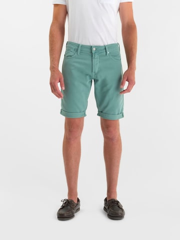 Regular Pantalon Le Temps Des Cerises en vert : devant