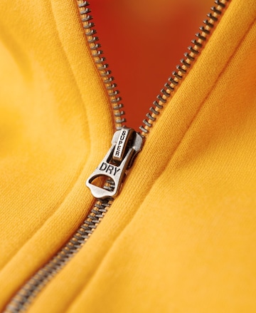 Superdry Zip-Up Hoodie 'Essetial' in Yellow
