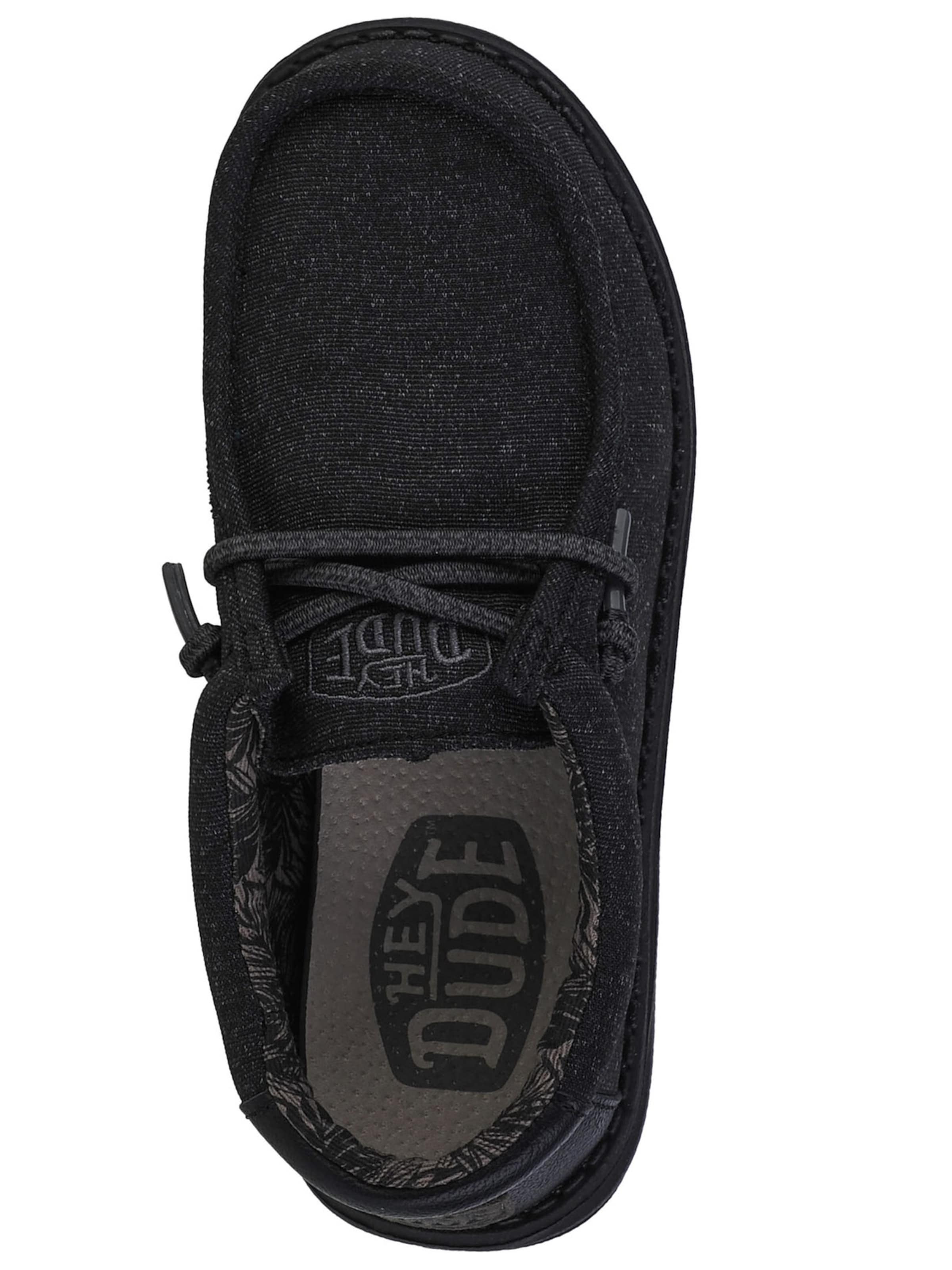 HEY DUDE Lage schoen 'Hey Dude Wally' in Zwart