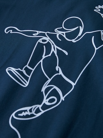 NAME IT Schlafanzug 'NKMTitan Skater' in Blau