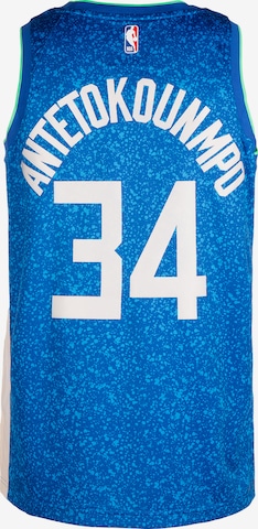 Maglia trikot 'NBA Milwaukee Bucks Giannis Antetokounmpo' di NIKE in blu