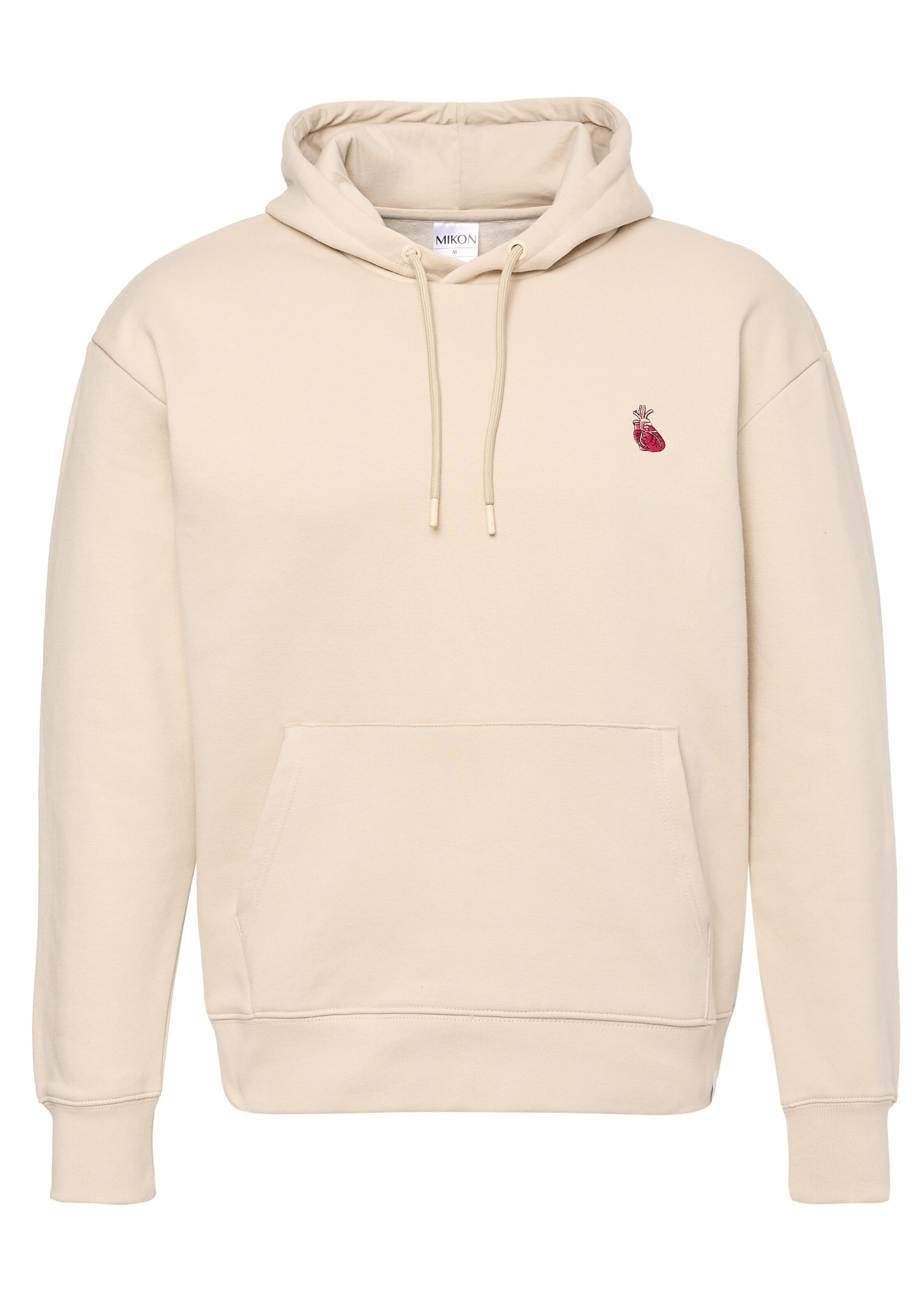 Mikon Sweatshirt in Beige: Vorderseite