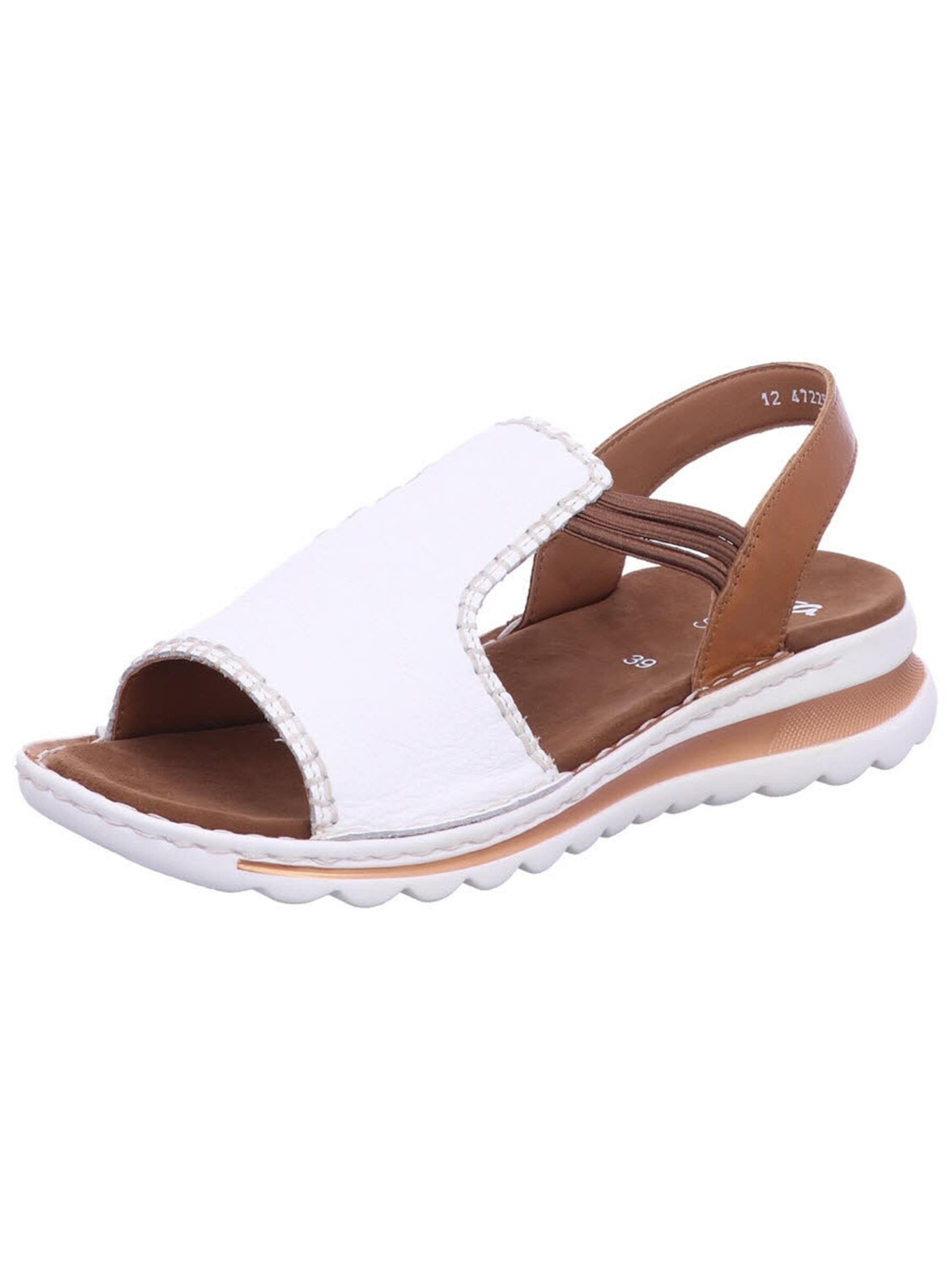 ARA - Sandalias 'Sandale Damen 1247225-14 Echtleder in weiß' en blanco: frente