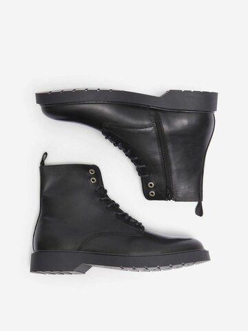 SELECTED HOMME Lace-Up Boots 'TIM' in Black