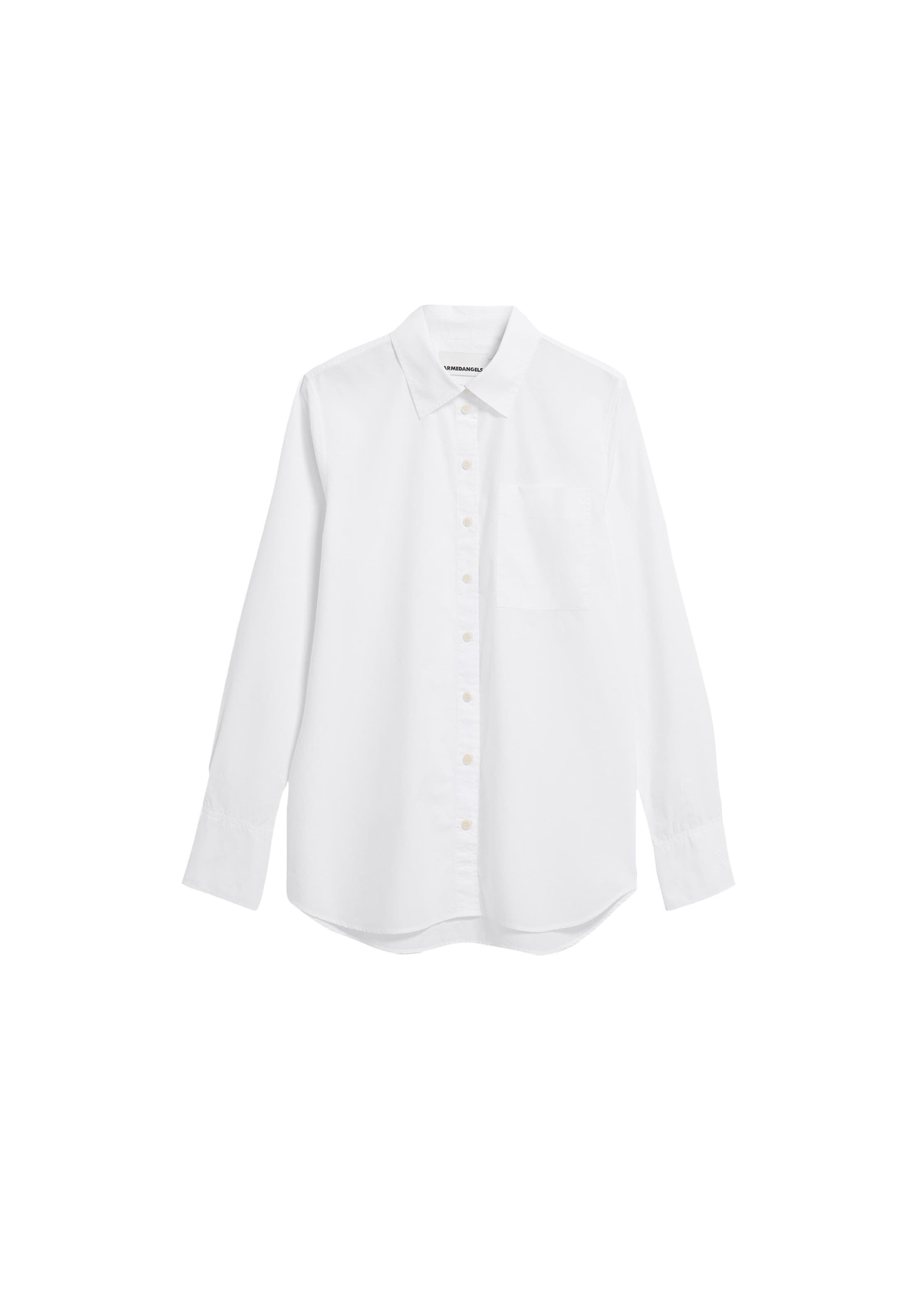 ARMEDANGELS Blouse in Wit: voorkant