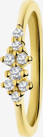 Lucardi Ring in Goud: voorkant
