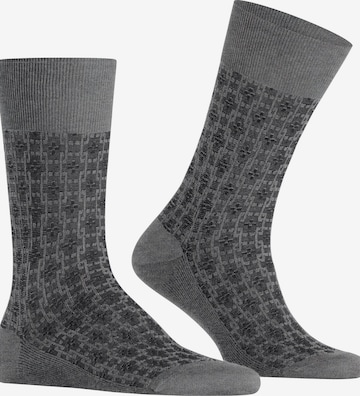 FALKE Socken 'Artwork Tie' in Grau: Vorderseite