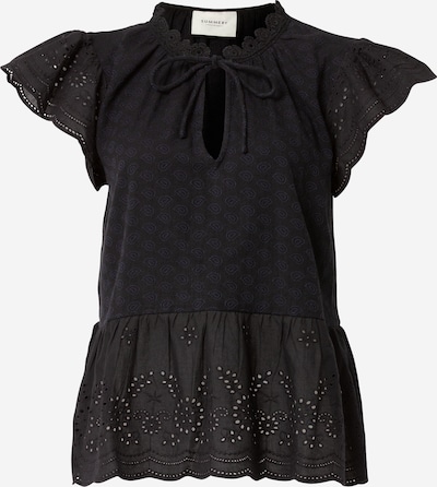 Summery Copenhagen Blouse 'Anna' in Black, Item view