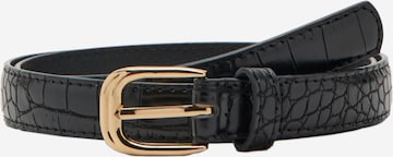 Ceinture 'MIRTA' MANGO en noir : devant