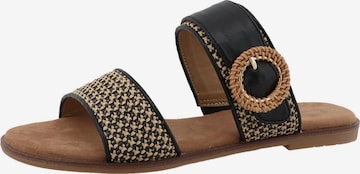 Mule TOM TAILOR en noir : devant