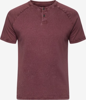 Ombre Shirt in Rood: voorkant