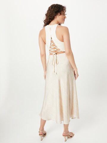 Neo Noir Skirt 'Bovary' in Beige