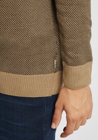 BLEND Strickjacke 'Londer' in Braun