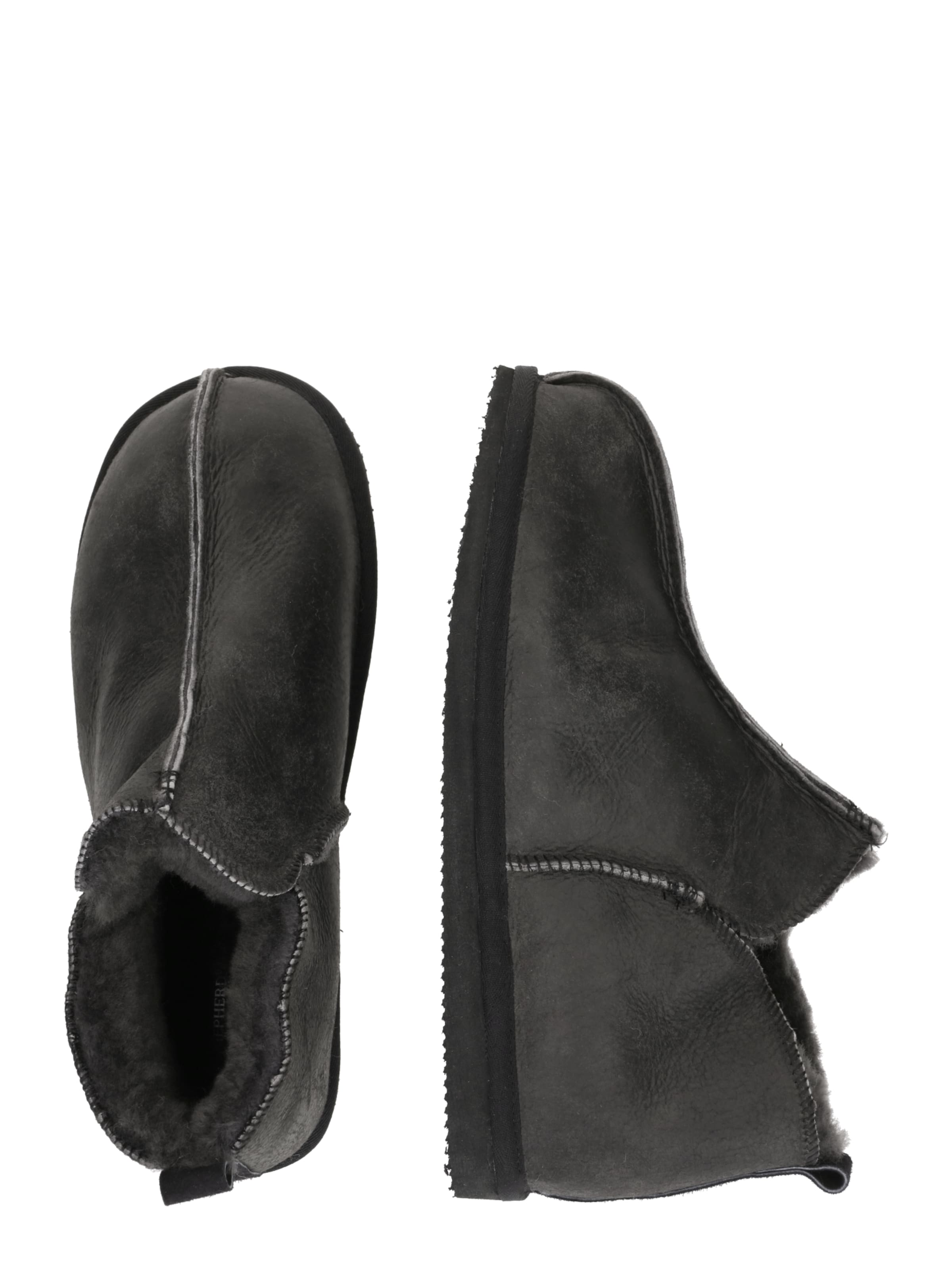 SHEPHERD Slippers 'ANTON' in Black